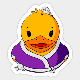 Spa Day Rubber Duck Sticker